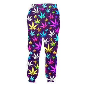 Pantalon de jogging en polaire sublimé en 3D avec logo personnalisé Nouveau design Pantalon de survêtement ample en coton Style décontracté Poches latérales - Product Image 6