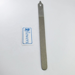 6flowers Stainless Steel <b>Nail</b> <b>File</b> Professional Single Side Polishing Tool for DIY Manicure - Product Image 5