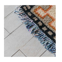 Tapis en laine noué à la main de haute qualité, tapis marocain moderne, adapté aux animaux domestiques et antidérapant pour salon, chambre et prière
