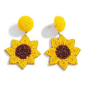 Nouvelle mode MAMA Dangle Seed perlé boucles d'oreilles pendantes avec strass femmes boucles d'oreilles goutte pour maman cadeaux boucles d'oreilles créoles d'Inde - Product Image 5