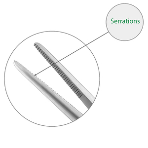 Vente en gros MEDIHEAL SURGICAL CORPORATION Pince à moustiques droite, finition mate, acier inoxydable allemand, 125 mm, Classe I Chirurgical - Product Image 2