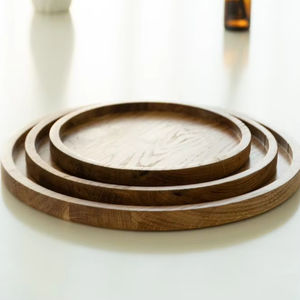 Bandeja Moderna de Madera para Servir, Bandeja Decorativa de Ramadán, Bandeja de Lujo Asequible con Madreperla Árabe a Precios Económicos - Product Image 1