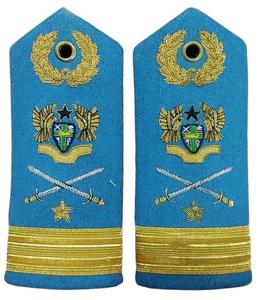 Alta calidad personalizado bordado Air Shoulder Boards WOK uniforme charreteras rango algodón/Nylon/poliéster equipo de defensa personal - Product Image 1