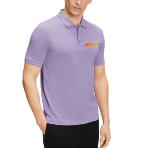 Camisa de golf de algodón de lujo para hombres con características duraderas Diseño de cuello de polo impreso; Ropa de marca para golfistas - Product Image 1