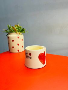 Be Mine Tasse imprimée pour cadeau de Saint Valentin pour votre amour une tasse à café en céramique de thé et de café - Product Image 2