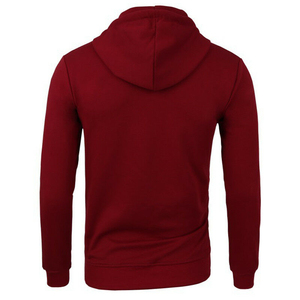 Sudadera con capucha de algodón para hombre de alta calidad con silueta limpia, tejido transpirable y puños acanalados para una comodidad duradera. - Product Image 6