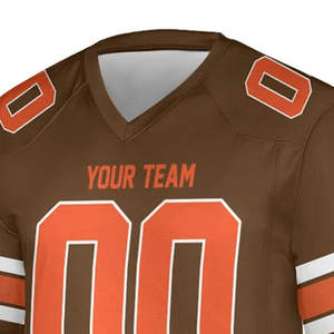 Camisetas de Fútbol Americano Elegantes, Personalizadas de Alta Calidad, Sublimación Completa, Talla XL, Camisetas y Tops de Moda a un Precio Económico OEM - Product Image 3