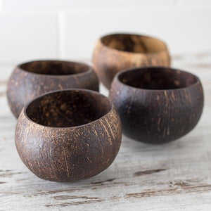 Taza de cáscara de coco hecha a mano con bambú ecológico, taza de café sostenible, regalo de inauguración de la casa, regalo único - Product Image 4