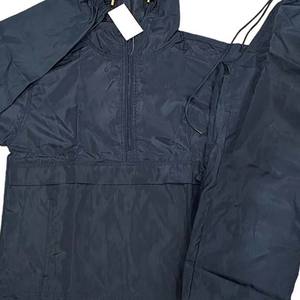 Ensemble de vêtements de sport décontractés d'hiver pour hommes OEM Sweats à capuche en polyester et pantalons de survêtement coupe-vent Techniques imprimées grande taille - Product Image 2