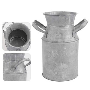 Canette à lait galvanisée avec chitti fini fournisseur de canne à lait galvanisée jardinière de canne à lait faite à la main de haute qualité - Product Image 5