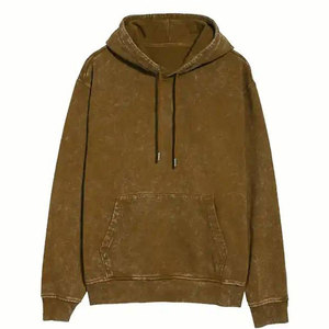 เสื้อฮู้ดดี้สไตล์ Acid Wash ผ้าฟอกเนื้อนุ่ม สวมใส่สบาย เหมาะสำหรับสตรีทแวร์ ชุดลำลอง และแฟชั่นประจำวัน - Product Image 2