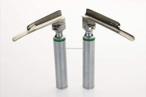 Laringoscopio de Fibra Óptica Eléctrico con Certificación CE ISO, Hoja Recta de Acero Inoxidable, Sistema de Intubación, Etiqueta Privada OEM - Product Image 5