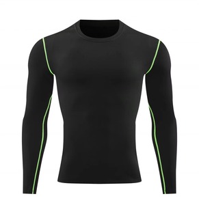 Camiseta de Compresión Deportiva Personalizada al por Mayor para Hombre, Sublimada, de Secado Rápido, Manga Larga, para Fútbol, Running, Deporte, Protección UV - Product Image 2