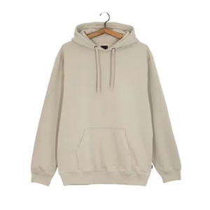 เสื้อฮู้ดขนแกะแบบสวมหัวโอเวอร์ไซส์สำหรับผู้ชายเสื้อมีฮู้ดลายบล็อกสีกราฟิกแบบกำหนดเอง - Product Image 1