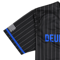 Camisetas de Béisbol OEM de Manga Corta con Botones, Personalizadas con Sublimación, Unisex, de Alta Calidad, Transpirables, de Secado Rápido para Verano, 100%