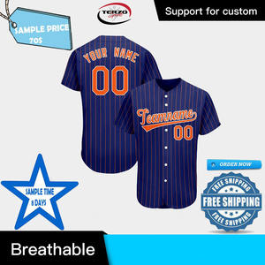 Nueva Camiseta de Béisbol Transpirable para Adultos 2024, Precio al por Mayor con Números, Camisetas Personalizadas Unisex para Hombre, Color Personalizado - Product Image 4
