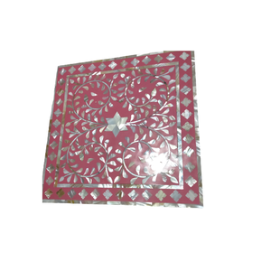 Base para Pastel con Incrustaciones de Nácar Imperial Mosaic, Exhibición Redonda para Postres, Ideal para Noches de Ramadán y Celebraciones Árabes - Product Image 3