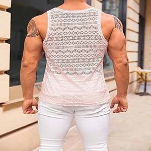 Respirant Entraînement Hommes Débardeur Gym Hommes pour Vente En Ligne Prix Pas Cher Top Qualité Hommes Débardeur - Product Image 5