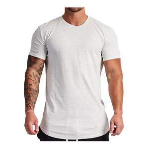 OEM diseño personalizado Slim Fit deportes correr camiseta secado rápido y transpirable poliéster cuello redondo Fitness hombres camisetas - Product Image 3