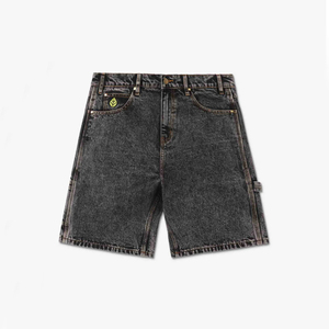 Short en jean de fitness pour hommes, léger et chaud, pantalon de doublure extensible à séchage rapide pour basket-ball et jogging short en maille denim - Product Image 5