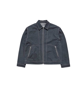 Chaqueta de Trabajo Unisex de Estilo Vintage Detroit, con Cierre Frontal de Cremallera, Talla Grande, 100% Algodón, Forro Acolchado, Chaqueta de Mezclilla - Product Image 1