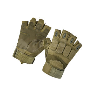 Transpirable Ultimate Personalizable Medio dedo Guantes de cuero Heavy Duty Levantamiento de pesas Fitness Gear Gimnasio Deportes Guantes de gimnasio duraderos - Product Image 3