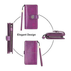 กระเป๋าคล้องมืออเนกประสงค์ที่มีซิปที่ทนทานและมีพื้นที่เก็บของที่เพียงพอสำหรับความต้องการพกพาทุกวัน - Product Image 4