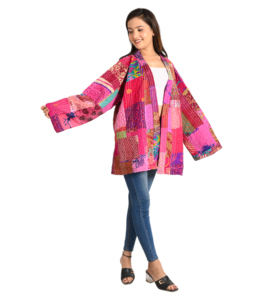 Women's Short Woven Quilted Cotton <b>Jacket</b> Lightweight Padded Warm Casual Outerwear for Autumn Winter Season Reasonable Price - Product Image 1