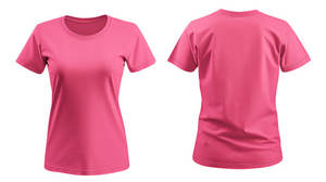 T-shirt uni pour femme - Product Image 4