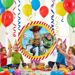 Assiettes jetables Toy Story 23 cm 8 pièces Fournitures de fête pour enfants - Product Image 3