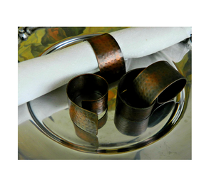 Cobre hogar y decoración de mesa uso servilletero uso en hotel restaurante superventas Decoración de mesa personalizar artesanía natural - Product Image 5