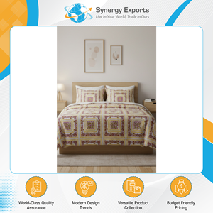 Top Supplier & Exporter Selling Assured Quality 120 GSM 4 Pcs Polyester Printed Bedsheet Set at Minimal Market Price - Product Image 4