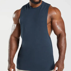 Camiseta sin mangas de verano para hombre, novedad de 2025, algodón 100% de alta calidad, transpirable, estilo informal, diamantes de imitación, precio barato al por mayor - Product Image 1