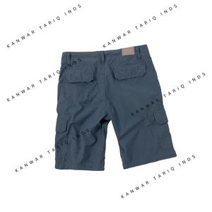 Pantalons de travail personnalisés 100% coton pour hommes, printemps-automne, shorts décontractés fins, techniques brodées, taille élastique, fabricant direct - Product Image 1