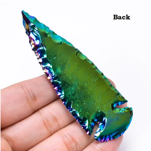 ออร่าหัวลูกศรเคลือบไทเทเนียมธรรมชาติของขวัญคริสตัลสำหรับเธอ - Product Image 2