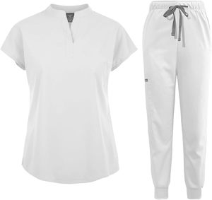 Uniformes de gommage pour hôpitaux élégants ensembles de costume de gommage médical médecins infirmières vente en gros de vêtements d'allaitement avec logo personnalisé - Product Image 1