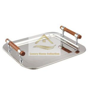 Plateau en métal et marbre de forme ronde unique couleur or métal et dessus en marbre blanc décoratif qualité exclusive pour centre de table - Product Image 6