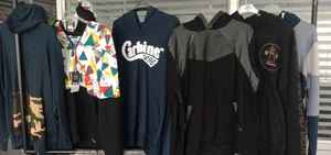 300g bonne qualité extérieur boucle tricot tissu pull unisexe personnalisé col rond à manches longues français éponge polaire hommes pull à capuche - Product Image 4