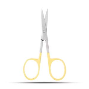 Fournisseur en gros Pissco pour ciseaux à ongles à cuticules Point Ciseaux de manucure allemands très résistants enduits de couleur noire - Product Image 4