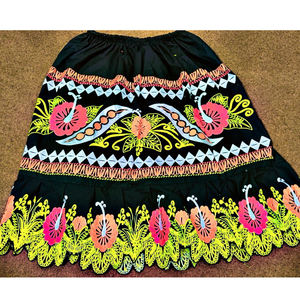 Prix d'usine broderie personnalisée meilleure vente jupe de fête pour les femmes nouveau design femmes élégantes vêtements de fête jupe broderie - Product Image 5