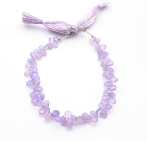 Cuentas de cuarzo de lavanda de cristal rosa púrpura facetadas genuinas piedras preciosas sueltas para pulsera DIY diseño de fabricación de joyas - Product Image 3