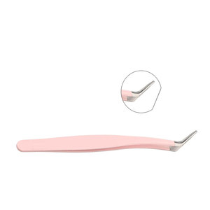 Professional Stainless Steel Eyelash Tweezers with Pointed Tip Durable 10mm Length Eyelash Extension <b>Tools</b> Latest Collection - Product Image 6
