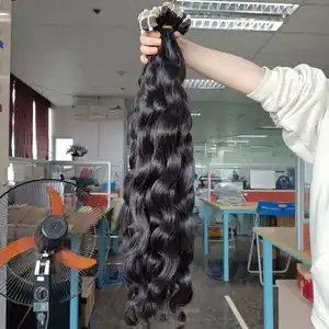 뜨거운 판매 공장 도매 가격 엉킴 없음 흘리기 레미 인간의 머리 테이프 자연 머리 확장 베트남