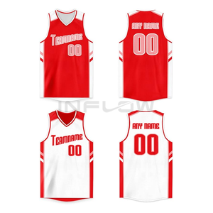 100% ropa de baloncesto de poliéster diseño personalizado baloncesto Jersey uniformes conjuntos equipo juvenil patrón sublimación - Product Image 6