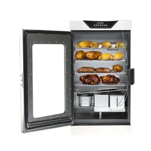 Oven ayam industri otomatis baja tahan karat memanggang memasak perokok BBQ daging pengasap Oven daging Oven merokok