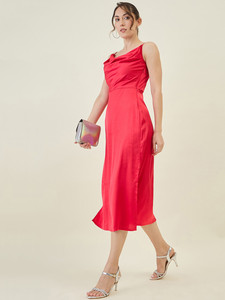 Elegant Silk Satin Bodycon Dress Custom <b>Slip</b> Style for Women, Backless and Breathable Summer Outfit - Product Image 5