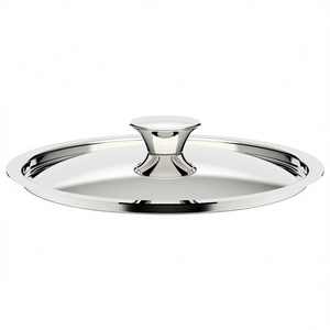 DELIZIOSA LAGOTHERM Polished Chrome 24cm Stainless Steel Pot Lid Lagostina <b>Cookware</b> Part - Product Image 2