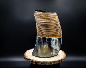 Indian Supplier Authentic Buffalo Horn <b>Mug</b> for Medieval and Renaissance Themed Events Use Available at Bulk Quantity - Product Image 1