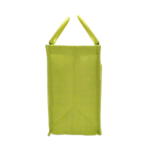 Sangle imprimée personnalisée poignée de bande écologique taille XL Style bohème toile de jute Jute fourre-tout sac de plage fermeture ouverte bas quantité minimale de commande - Product Image 2