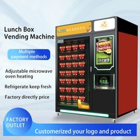 Distributeur automatique de repas chauds commercial pour sandwichs, pains et autres plats – Idéal pour la vente au détail